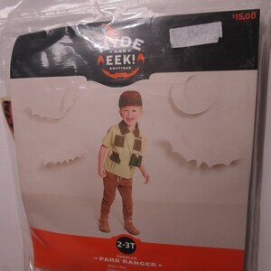 Kids Park Ranger Halloween Costume 2-3T NEW